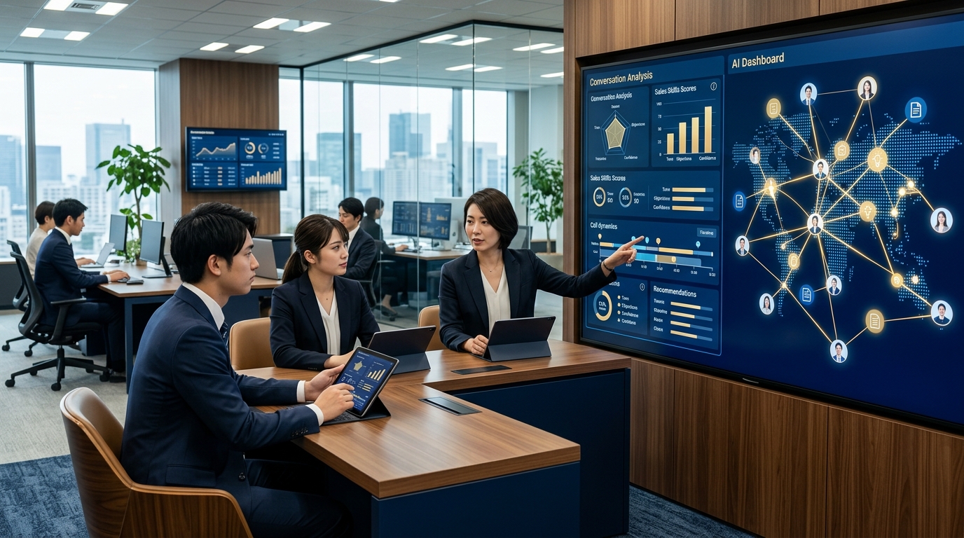 営業力強化・人材育成AIプラットフォームの開発